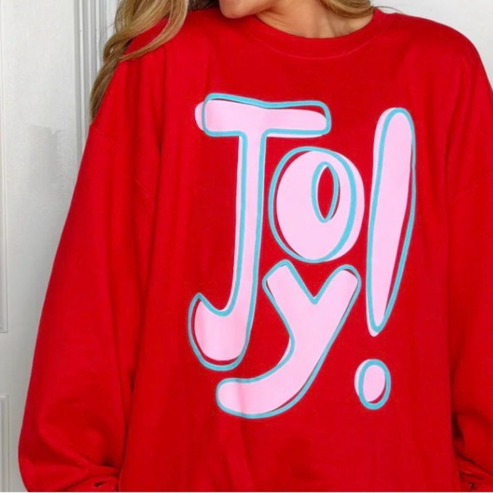 Gildan Red and Pink Joy Hoodie. Brand new never worn have  XL & L